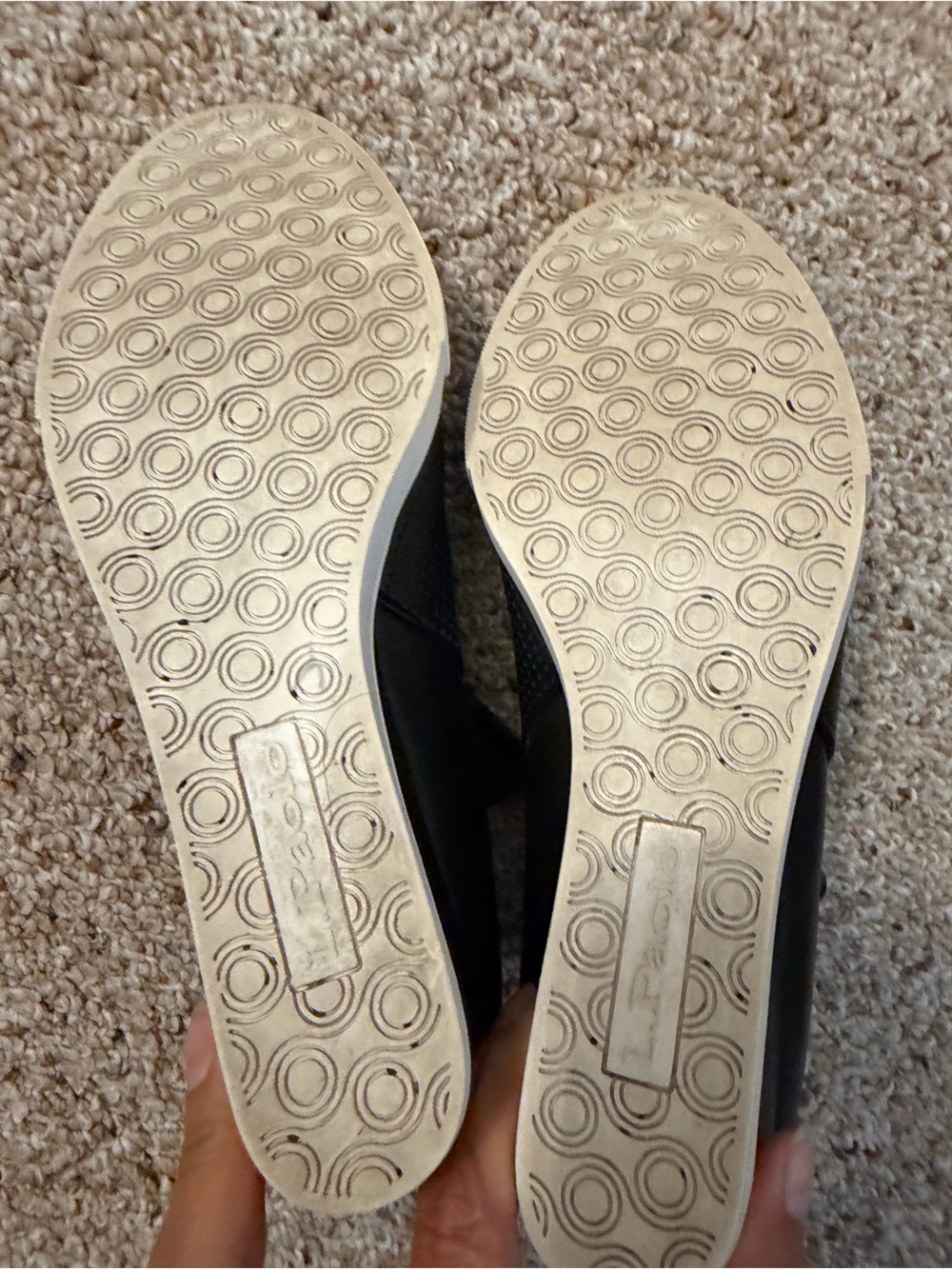 Women’s Black Perforated Slip-On Wedge Sneakers - Picture 6 of 6